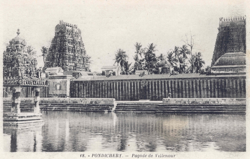 10-19 - Villenour - pagode - etang et gopuram - 3